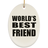 World's Best Friend - Oval Ornament