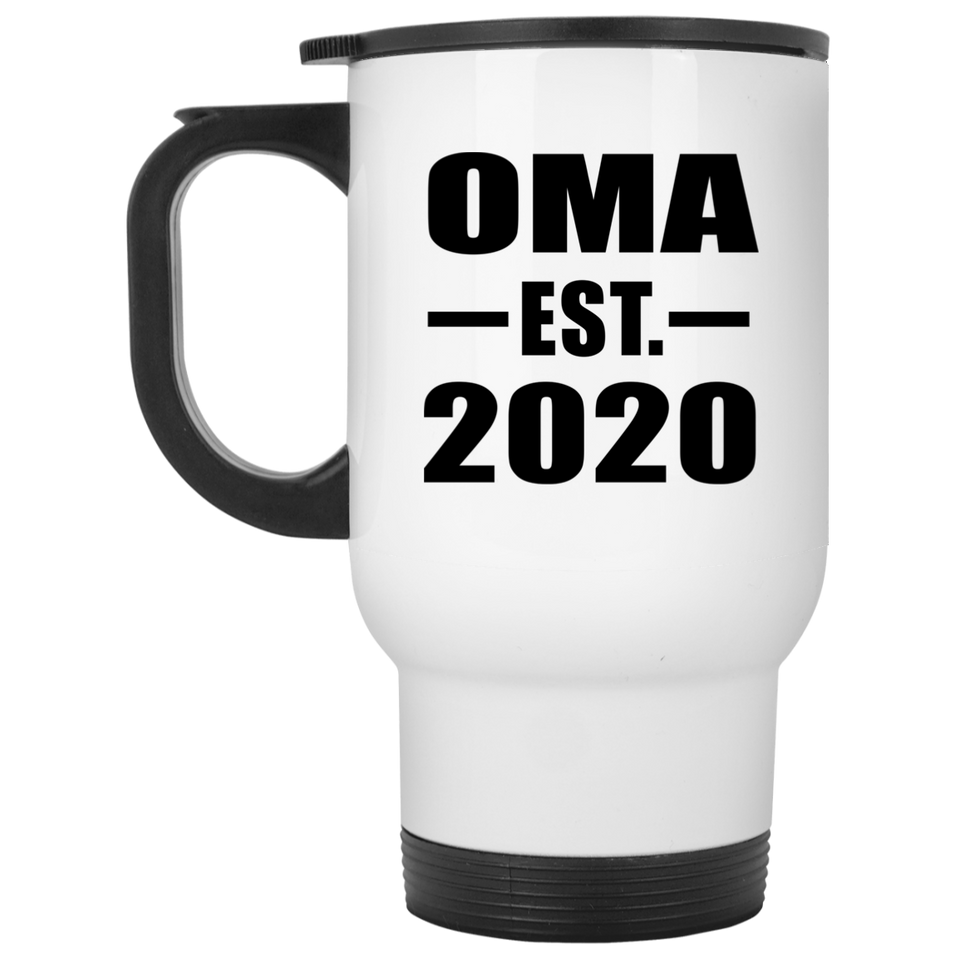 Oma Established EST. 2020 - White Travel Mug