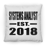 Systems Analyst Established EST. 2018 - Throw Pillow