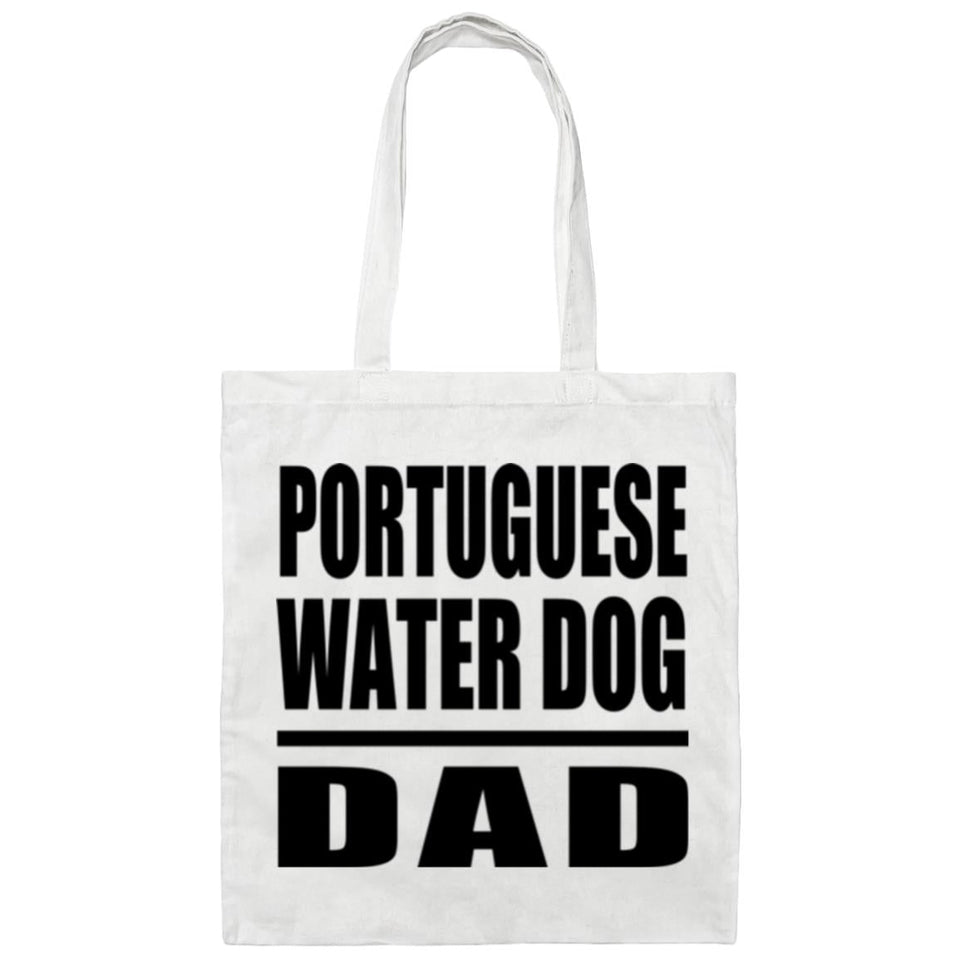 Portuguese Water Dog Dad - Tote Bag White
