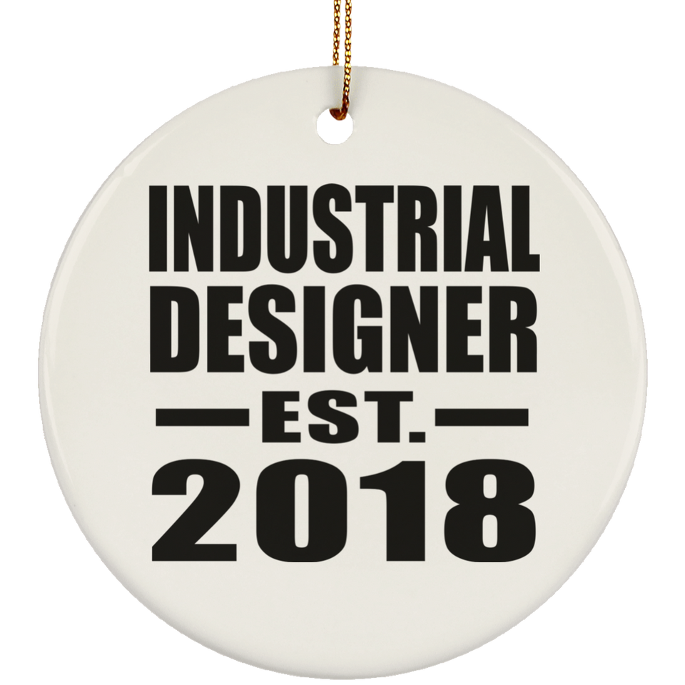 Industrial Designer Established EST. 2018 - Circle Ornament
