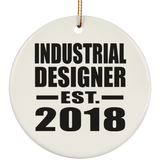 Industrial Designer Established EST. 2018 - Circle Ornament