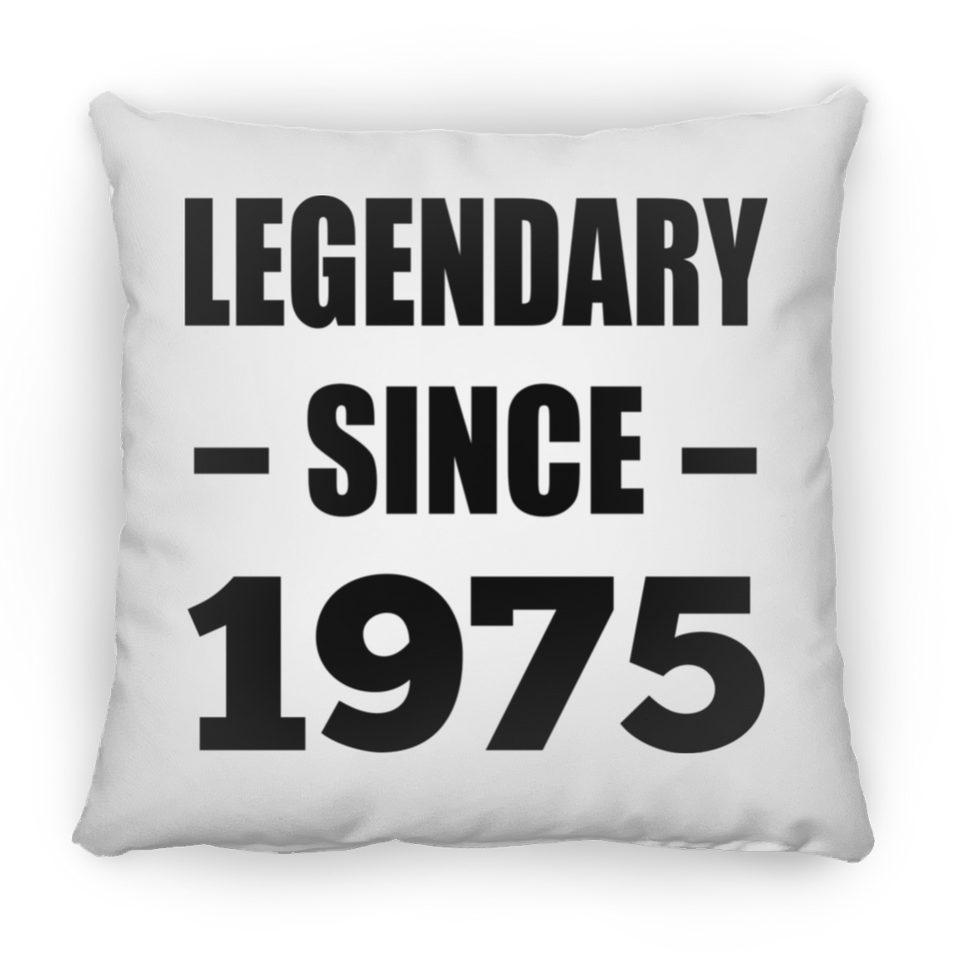49th Birthday Legendary Since 1975 - Throw Pillow