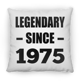 49th Birthday Legendary Since 1975 - Throw Pillow