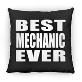 Best Mechanic Ever - Throw Pillow Black