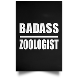 Badass Zoologist - Poster Portrait