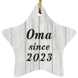 Oma Since 2023 - Star Ornament F