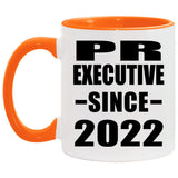 Pr Executive Since 2022 - 11oz Accent Mug Orange