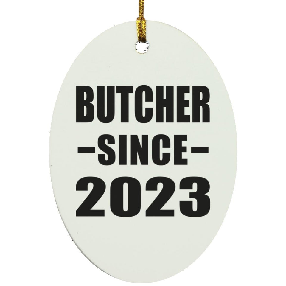 Butcher Since 2023 - Oval Ornament