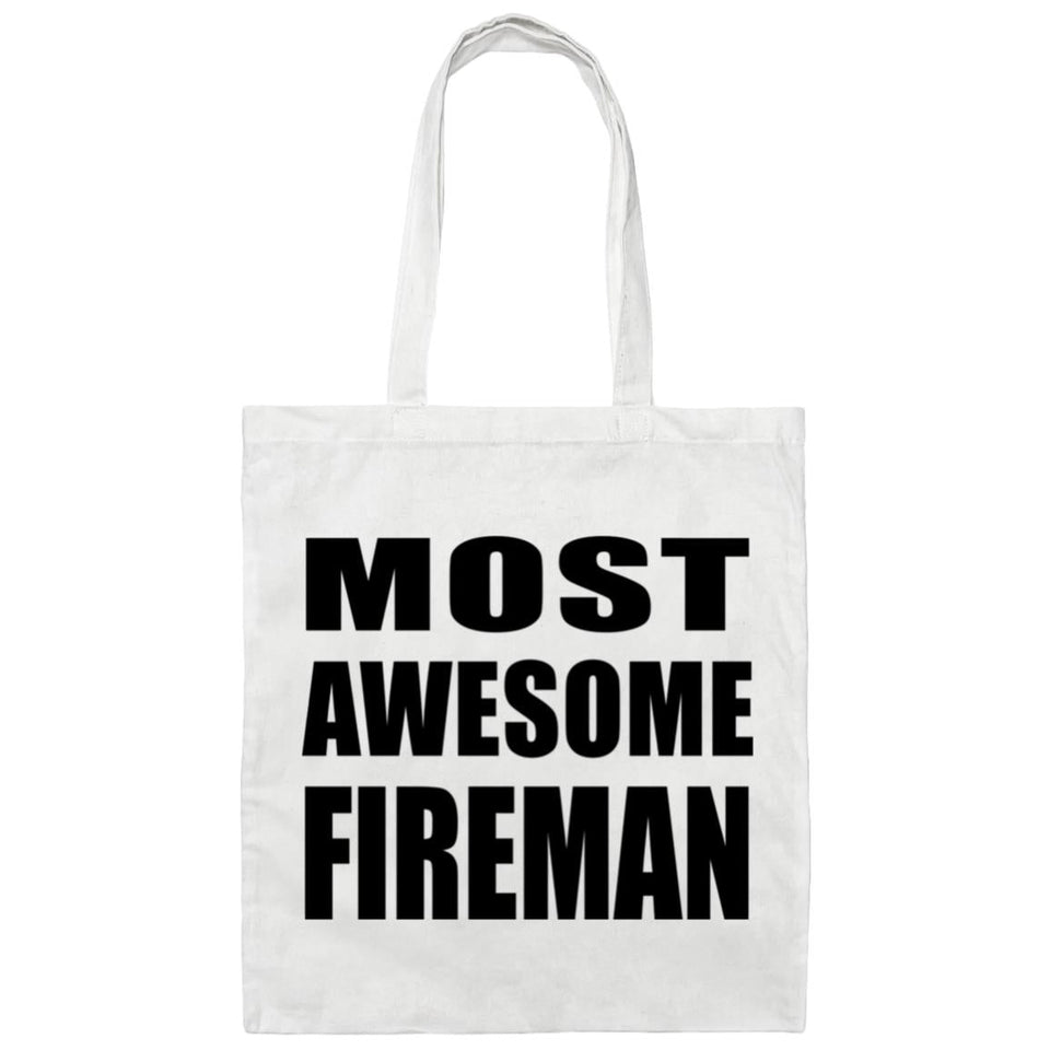 Most Awesome Fireman - Tote Bag White