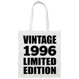 28th Birthday Vintage 1996 Limited Edition - Tote Bag White