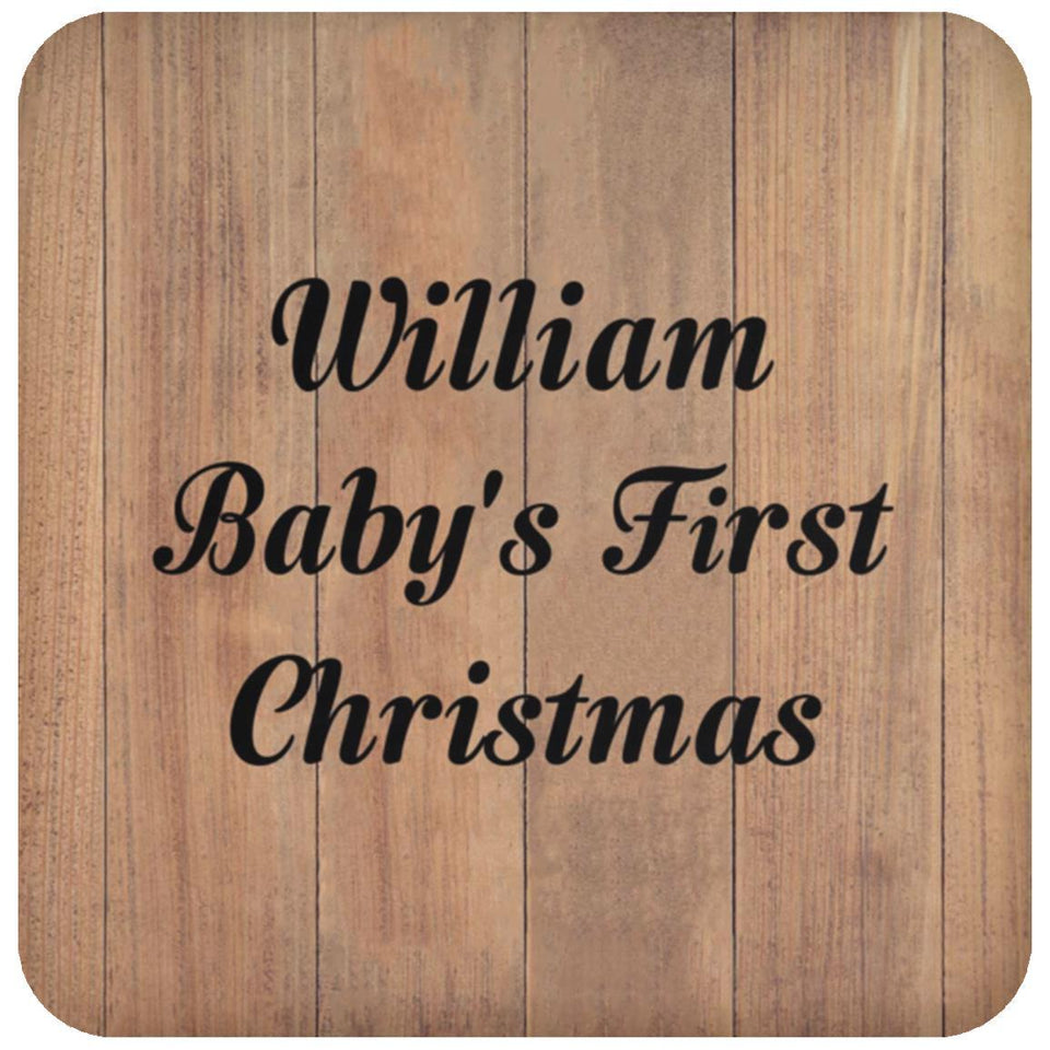 William Baby's First Christmas - Drink Coaster C