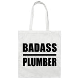 Badass Plumber - Tote Bag White