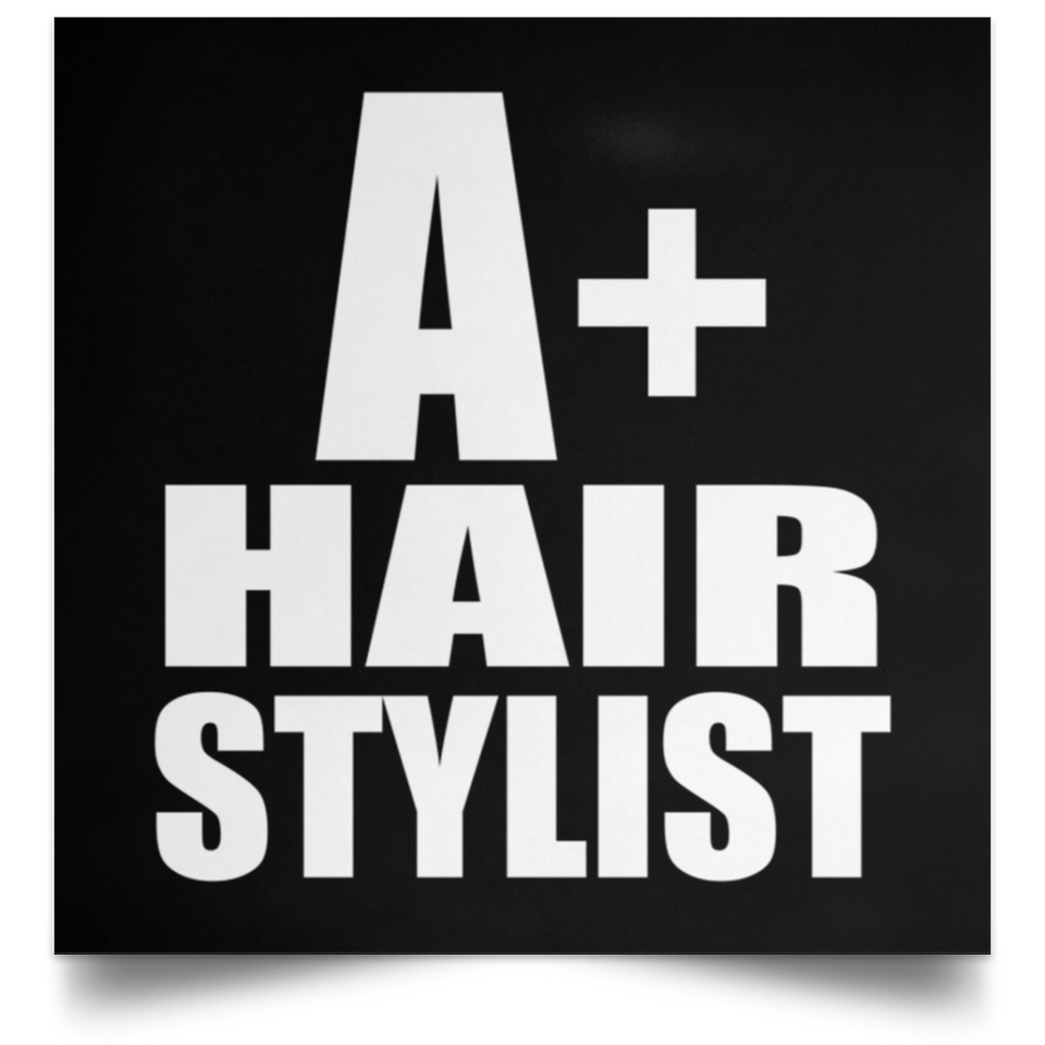 A+ Hair Stylist - Poster Square