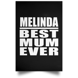 Melinda Best Mum Ever - Poster Portrait