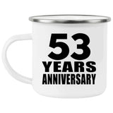 53rd Anniversary 53 Years - 12oz Camping Mug