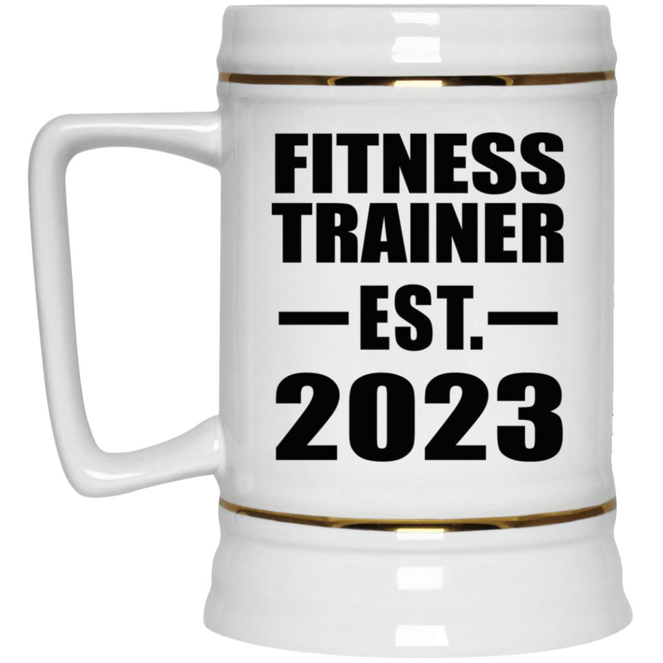 Fitness Trainer Established EST. 2023 - Beer Stein