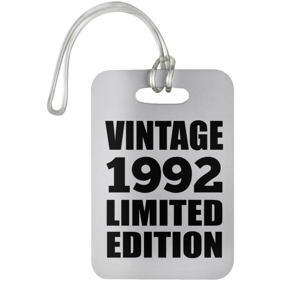 32nd Birthday Vintage 1992 Limited Edition - Luggage Bag Tag