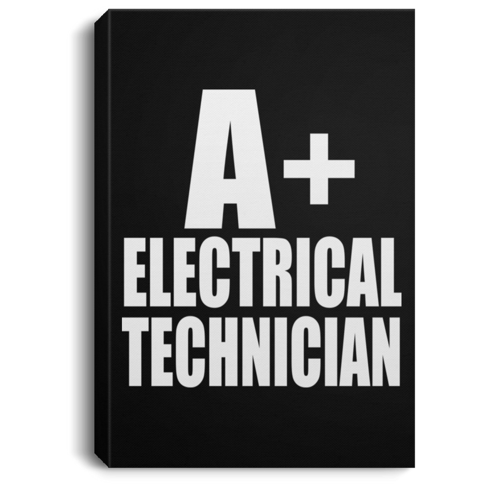 A+ Electrical Technician - Canvas Portrait