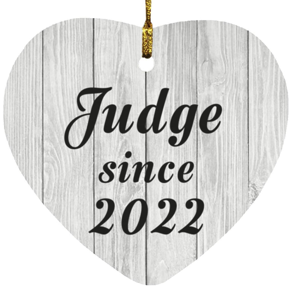Judge Since 2022 - Heart Ornament F