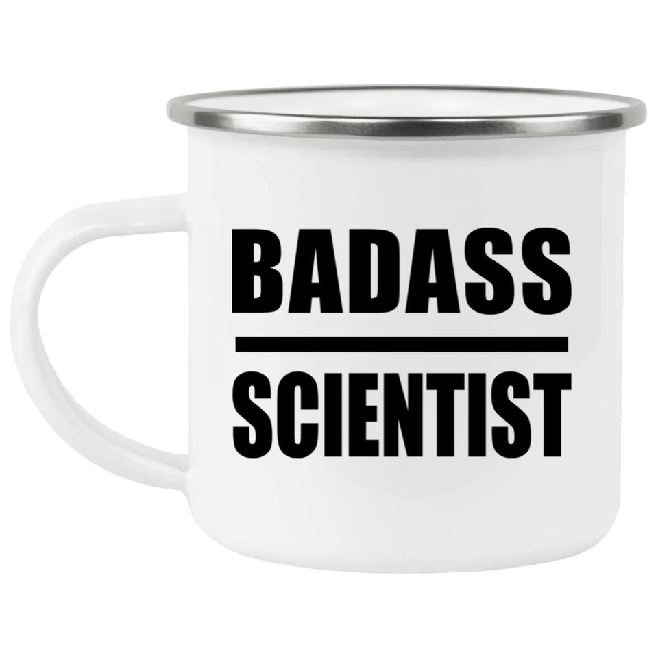 Badass Scientist - 12oz Camping Mug