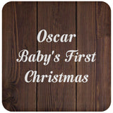 Oscar Baby's First Christmas - Drink Coaster D