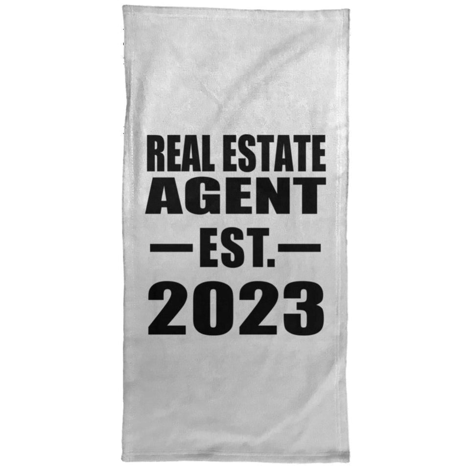 Real Estate Agent Established EST. 2023 - Hand Towel