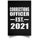 Corrections Officer Established EST. 2021 - Poster Portrait