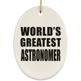 World's Greatest Astronomer - Oval Ornament