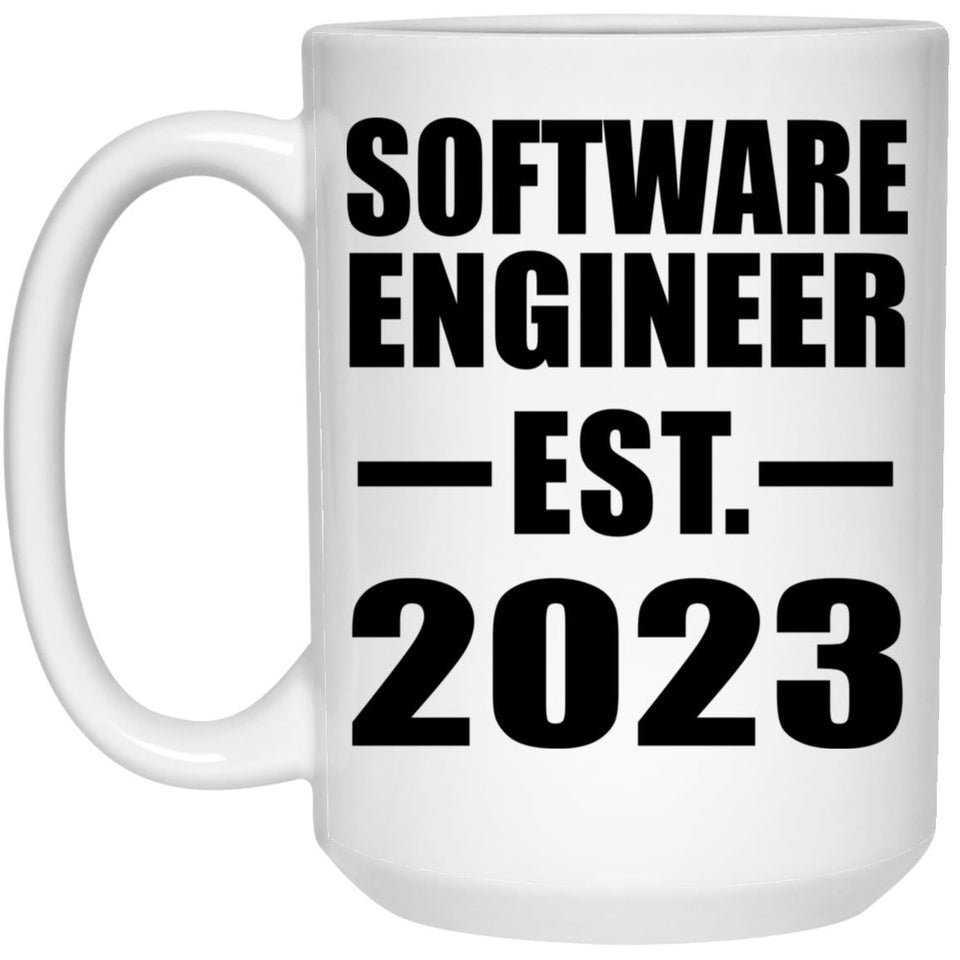 Software Engineer Established EST. 2023 - 15oz Coffee Mug