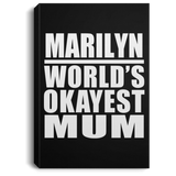 Marilyn World's Okayest Mum - Canvas Portrait