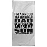 Proud Tax Examiner Dad Of Awesome Son - Hand Towel