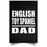 English Toy Spaniel Dad - Poster Portrait