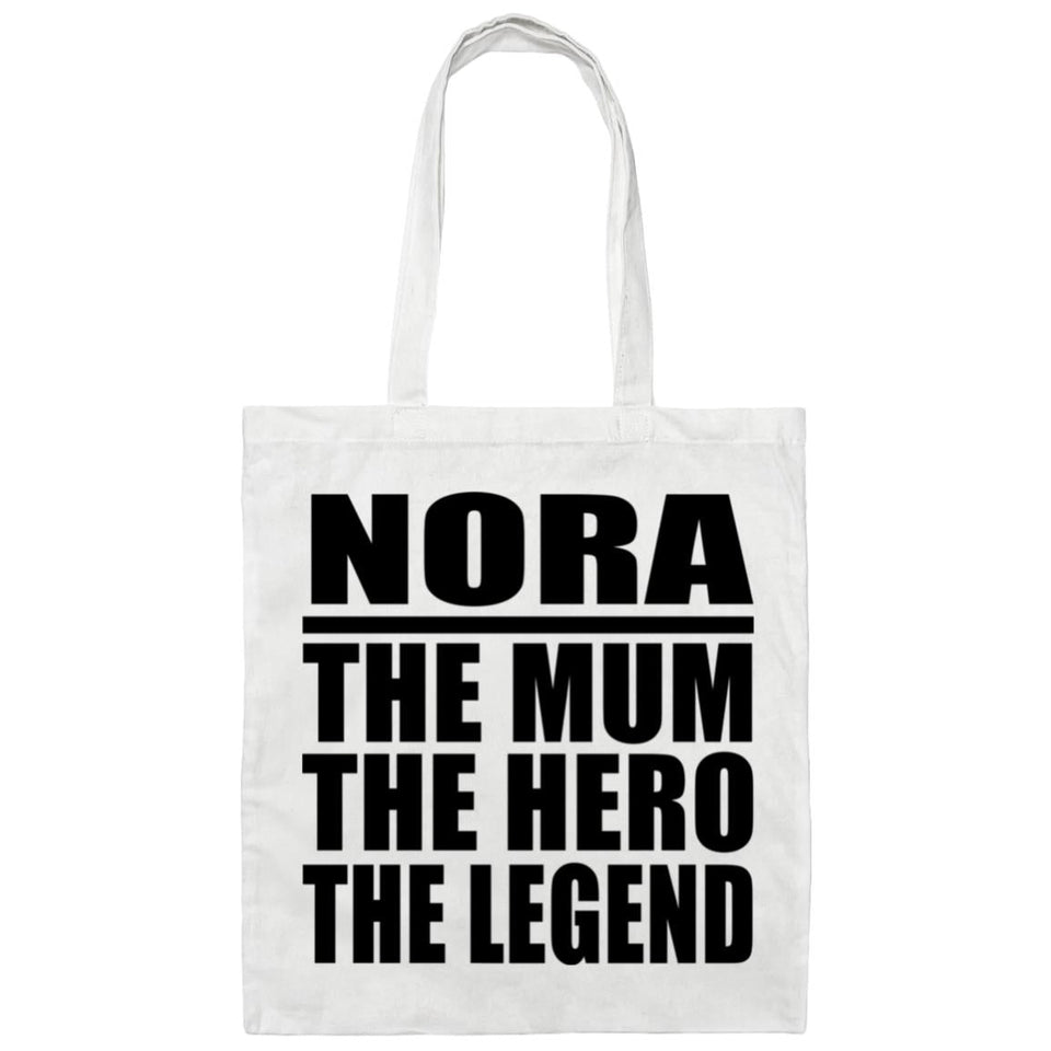 Nora The Mum The Hero The Legend - Tote Bag White
