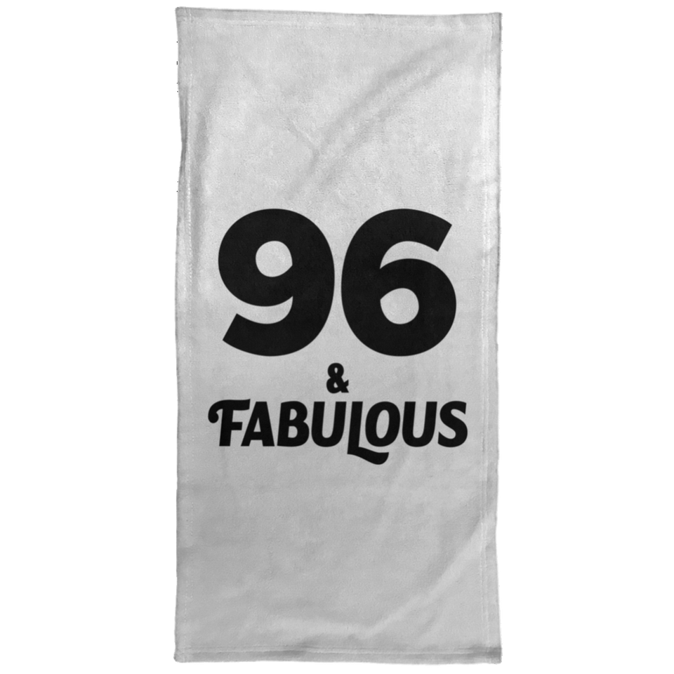 96th Birthday 96 & Fabulous - Hand Towel