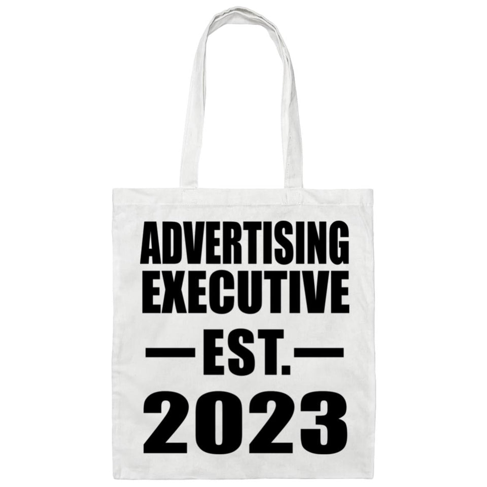 Advertising Executive Established EST. 2023 - Tote Bag White