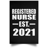Registered Nurse Established EST. 2021 - Poster Portrait