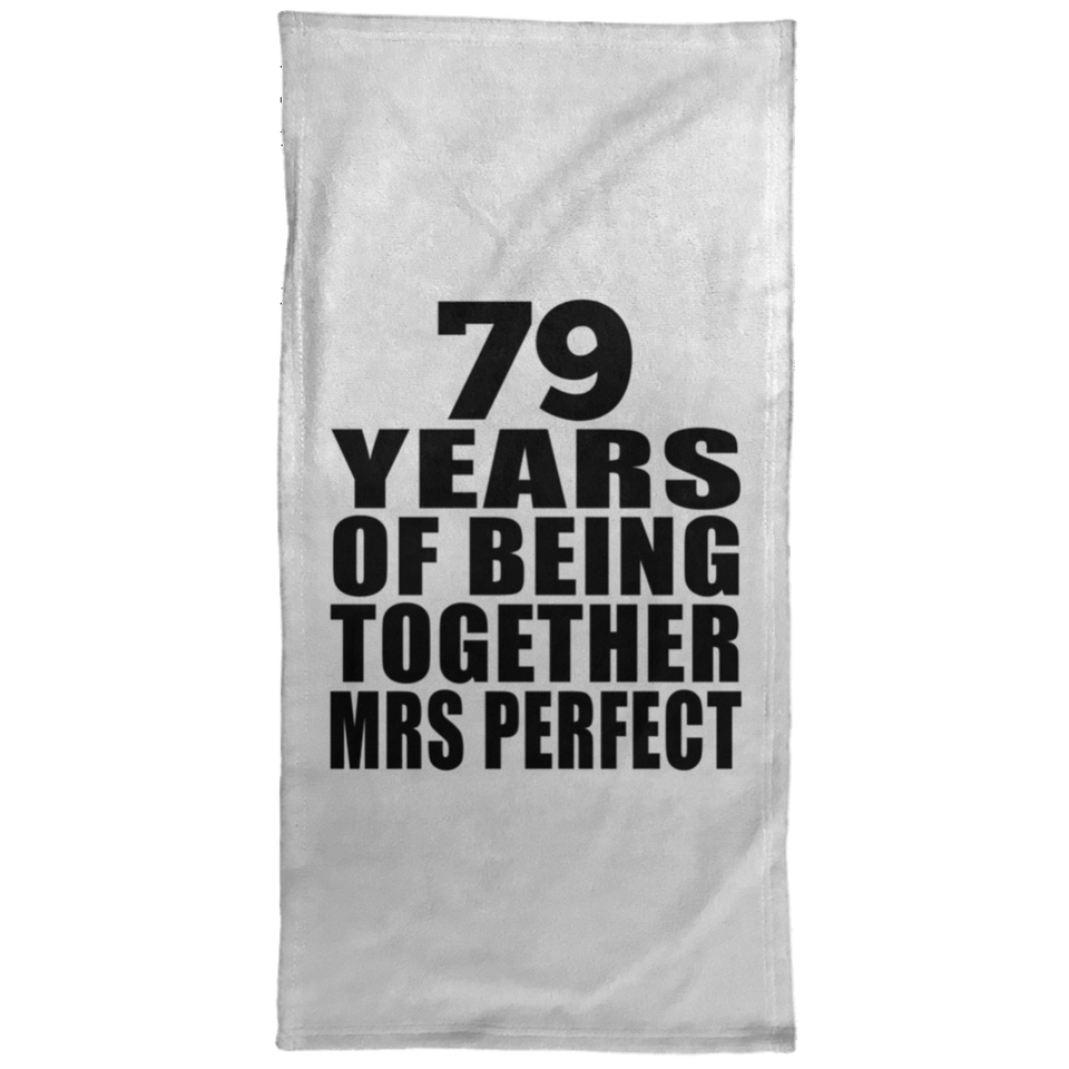 79th Anniversary 79 Years Of Being Mrs Perfect - Hand Towel