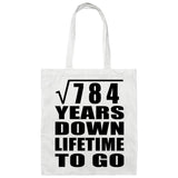 28th Anniversary Square Root of 784 Years Lifetime To Go - Tote Bag White