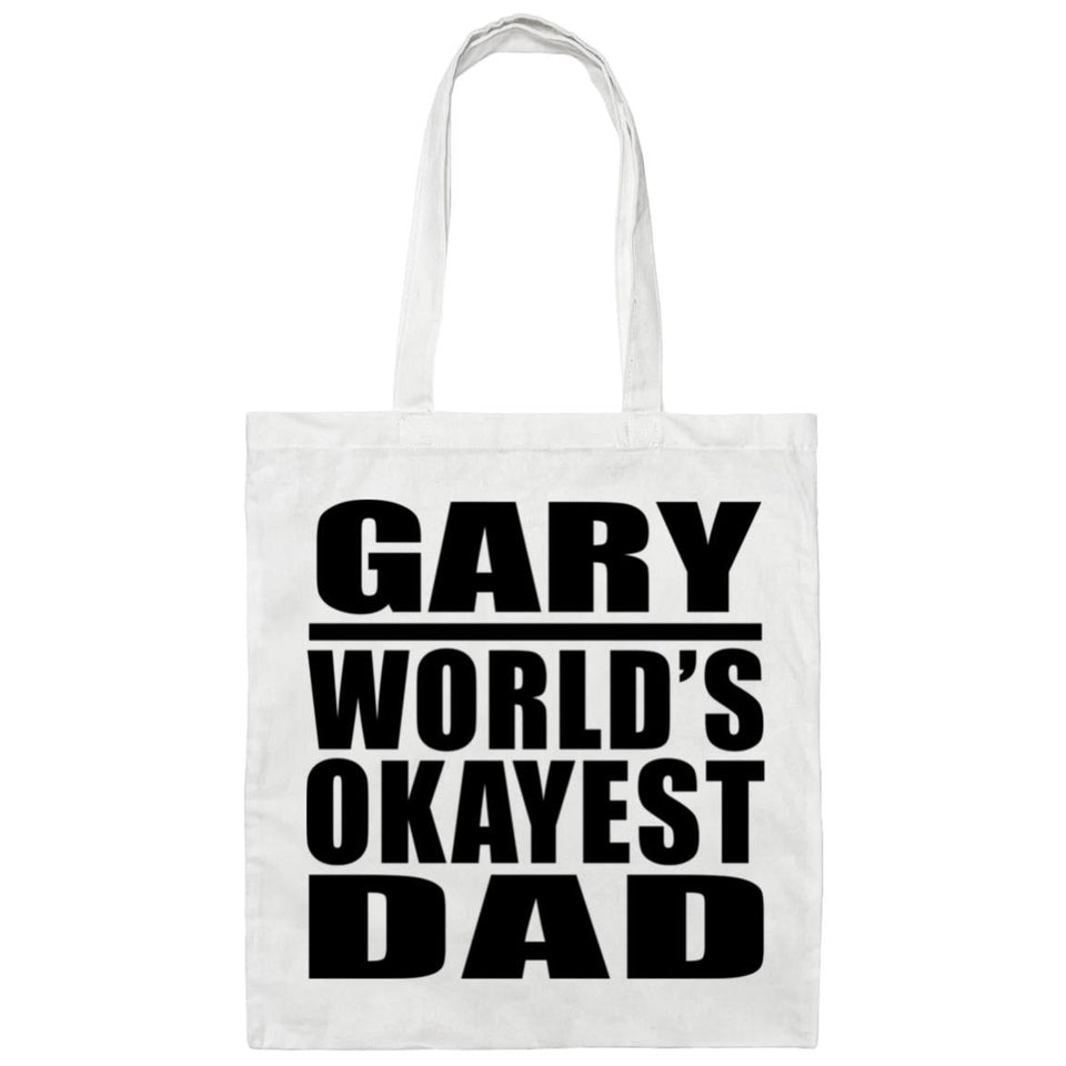 Gary World's Okayest Dad - Tote Bag White