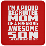 Proud Recruiter Mom Of Awesome Son - Drink Coaster