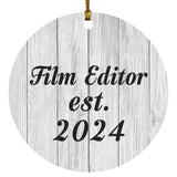Film Editor Established Est. 2024 - Circle Ornament F