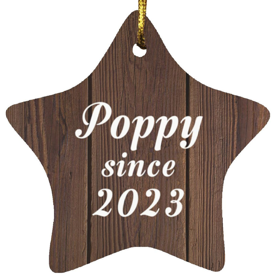 Poppy Since 2023 - Star Ornament D