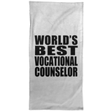 World's Best Vocational Counselor - Hand Towel