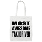 Most Awesome Taxi Driver - Tote Bag White
