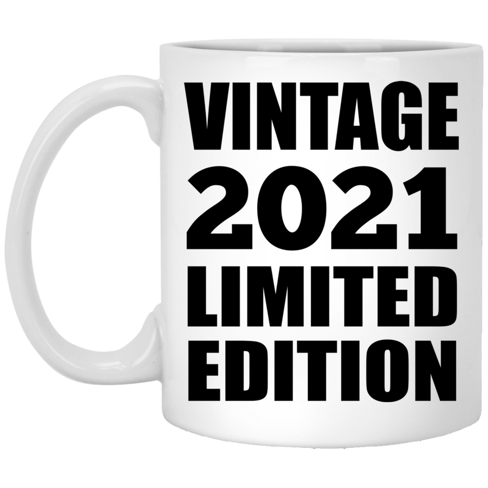 3rd Birthday Vintage 2021 Limited Edition - 11oz Coffee Mug