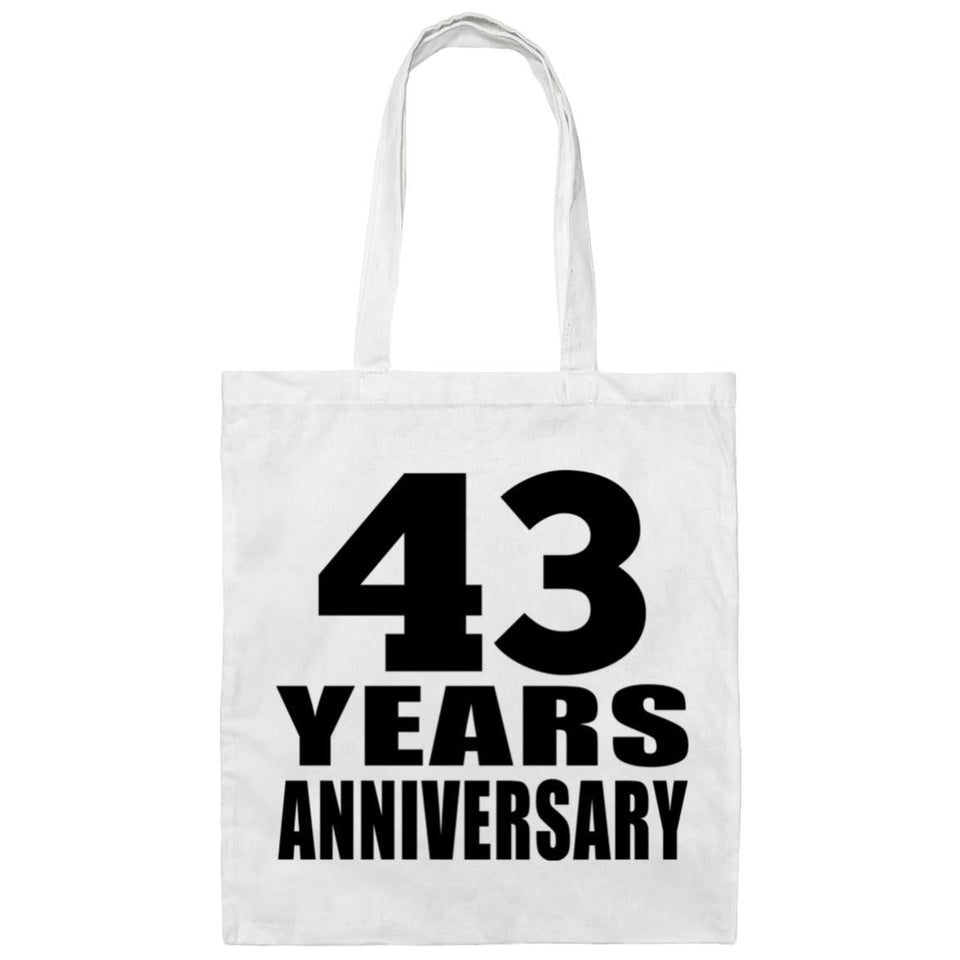 43rd Anniversary 43 Years - Tote Bag White