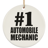 Number One #1 Automobile Mechanic - Circle Ornament