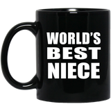 World's Best Niece - 11 Oz Coffee Mug Black