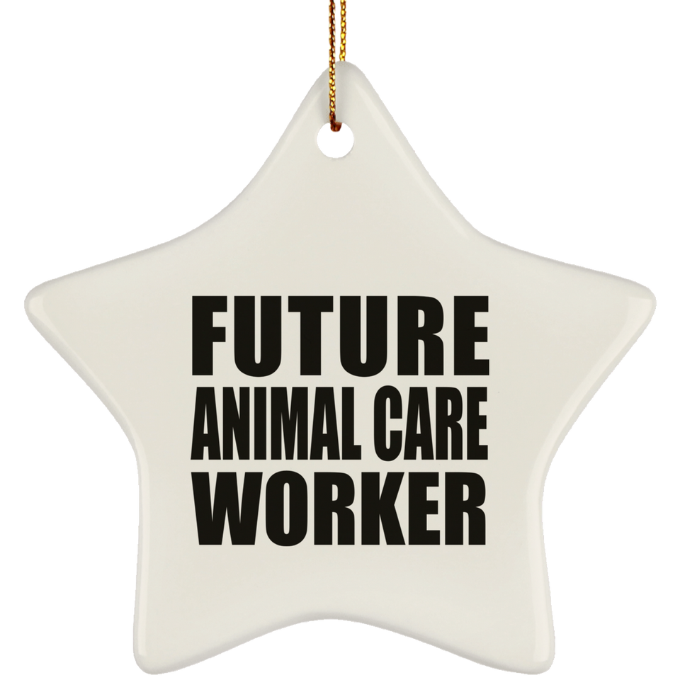 Future Animal Care Worker - Star Ornament